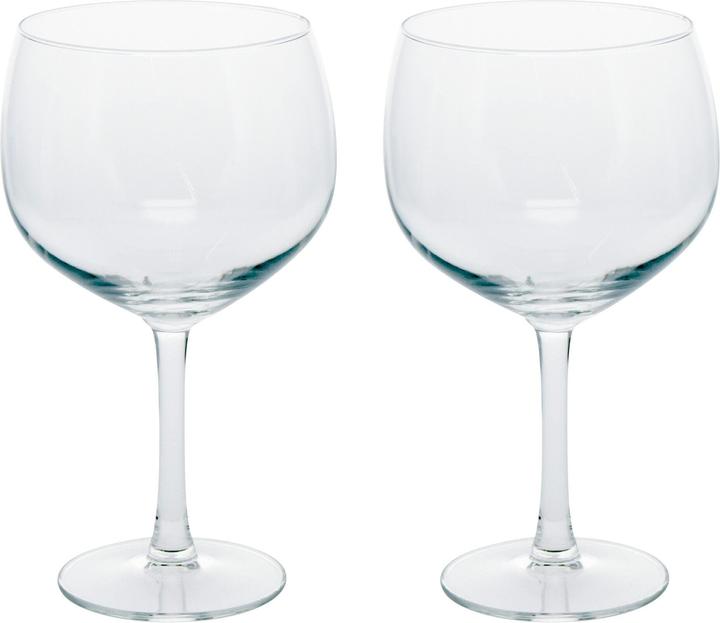 Furber Gin Glas 650 ml, 2 Stück, Transparent, Material (6.50 dl, 2 x, Gin Gläser)