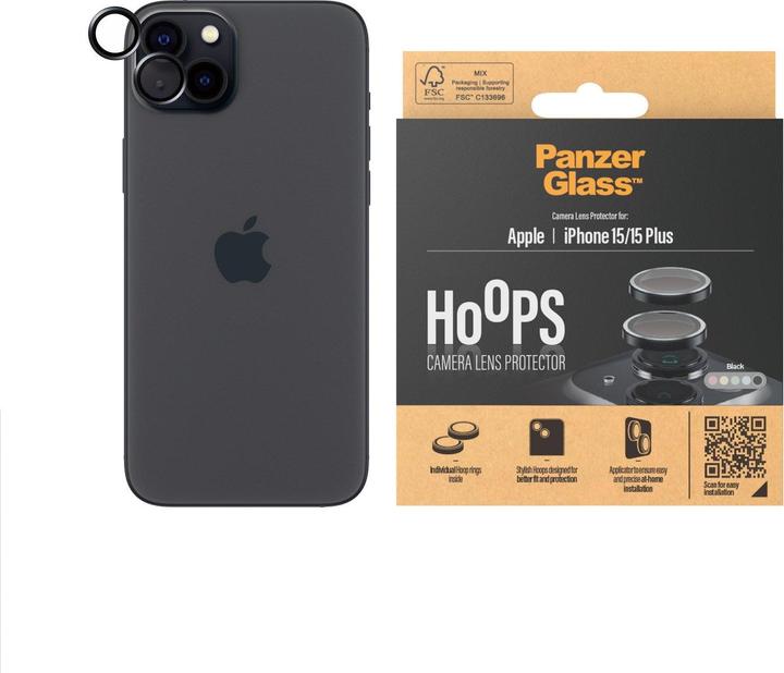 Image du produit PanzerGlass Hoops Camera Lens Protector (1 pièce(s), Apple iPhone 15 Plus, Apple iPhone 15)
