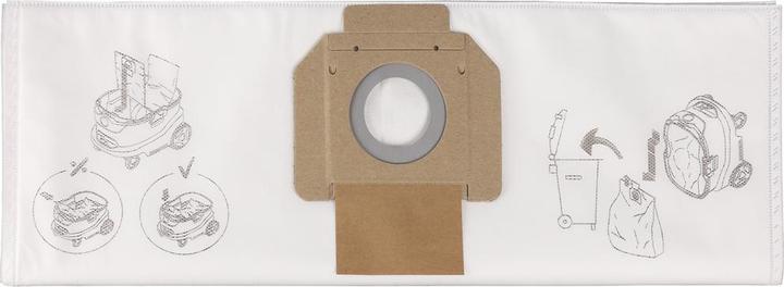 Actual product image Makita Filter bag M 5-pack for VC4210M vacuum cleaner (5 x)