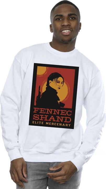 Actual product image Star Wars Mens The Book Of Boba Fett Elite Mercenary Fennec Sweatshirt (XXL)
