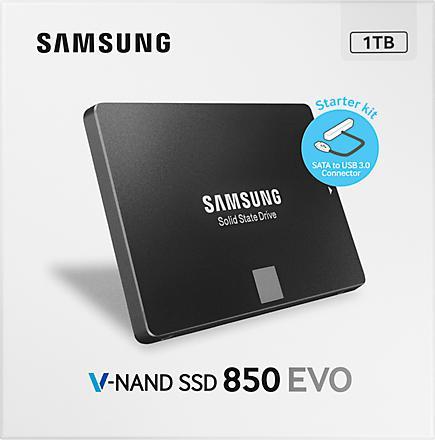 Produktbild Samsung 850 EVO Basic (1000 GB, 2.5")