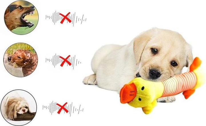 Actual product image Hermex Dog toy "Duck" chew toy stuffed animal cuddly toy (Plush toy dog)