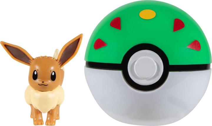 Image du produit Jazwares Pokémon Clip'n'Go Poké Balls Eevee #4 & Boule d'Amitié