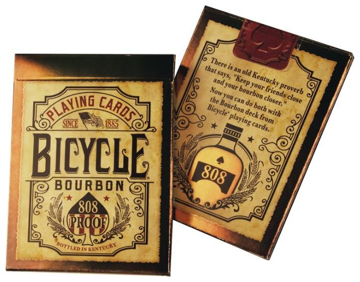 Actual product image Bicycle Bourbon cards (English)