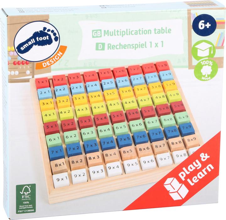 Produktbild small foot Educate 1 x 1 (Deutsch, Französisch, Englisch, Italienisch)
