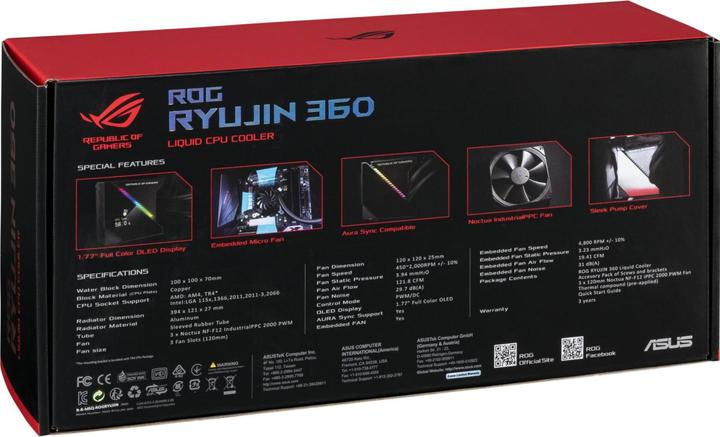 Produktbild ASUS ROG RYUJIN 360