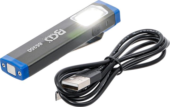Produktbild BGS COB-LED Aluminium-Mini-Handleuchte (300 lm)