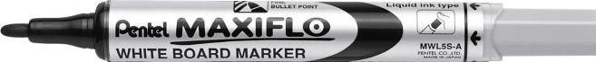 Actual product image Pentel Liquid chalk markers Maxiflo MWL-5S Black (12 pieces) (Black, 12 x)