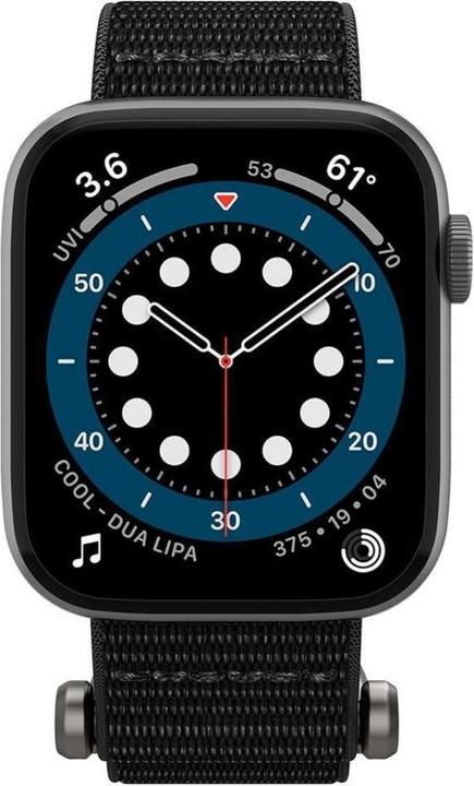 Actual product image Spigen Durapro Flex band for Apple Watch 4 / 5 / 6 / 7 / SE (42 / 44 / 45 mm) black (42 mm, 44 mm, 45 mm, Nylon)