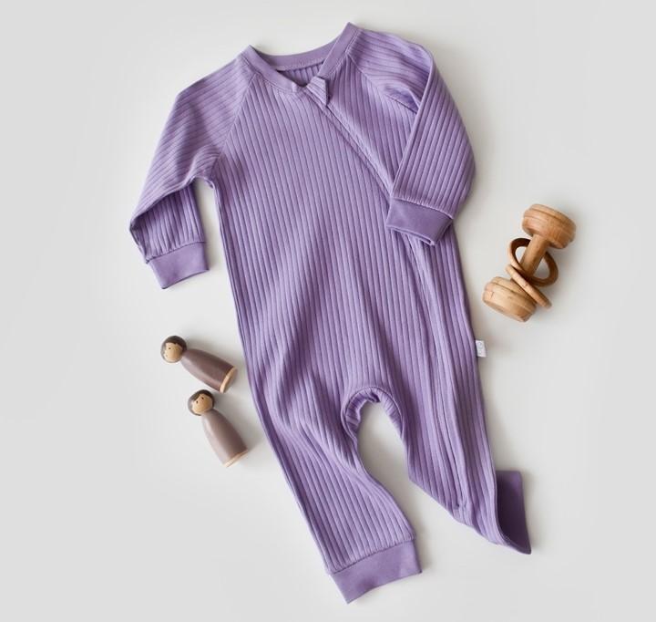 BabyCosy Strampler mit Reissverschluss. langarm