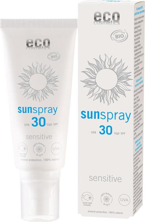 Actual product image Eco Cosmetics Sun spray SPF 30 sensitive (Sun spray, SPF 30, 100 ml)