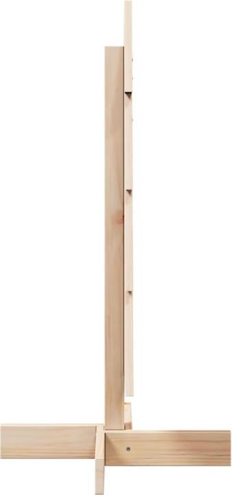 Actual product image VidaXL Christmas tree wood Christmas tree decoration wooden tree white 180cm solid pine wood (180 cm)
