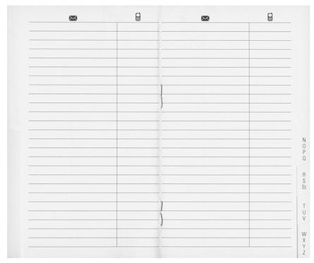 Actual product image Biella Paris address register 0853408.0 7,5x12,6cm (A6)