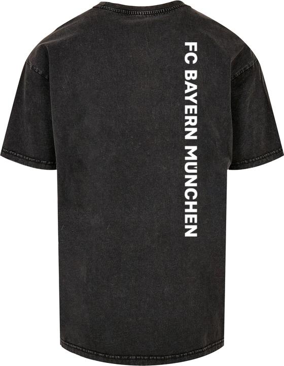 Actual product image FC Bayern München Mia San Mia Logo Acid Washed Heavy Oversize Tee - 116665 (XXL)