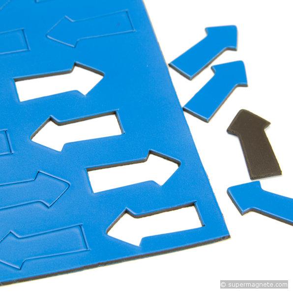 Image du produit Supermagnete Super aimant symboles magnétiques flèche petit bleu (30 x)
