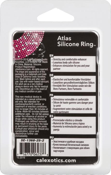 Actual product image CalExotics Atlas Silicone Ring (3.25 cm)
