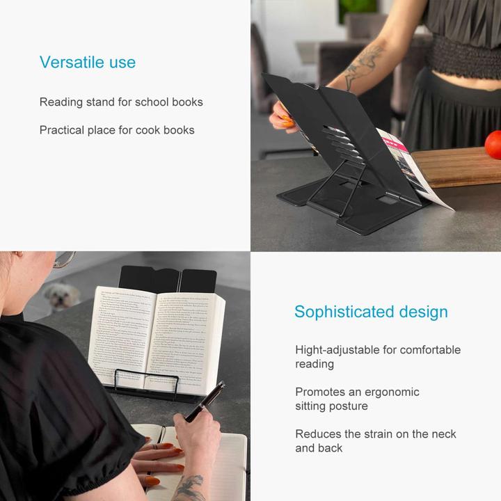 Produktbild Intirilife Leseständer Höhenverstellbarer Buchständer für Schule Büro Schreibtisch