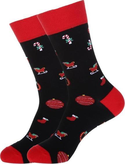 Actual product image Snazzy Santa Christmas Socks Christmas Decoration 36-40 by (36 - 40)