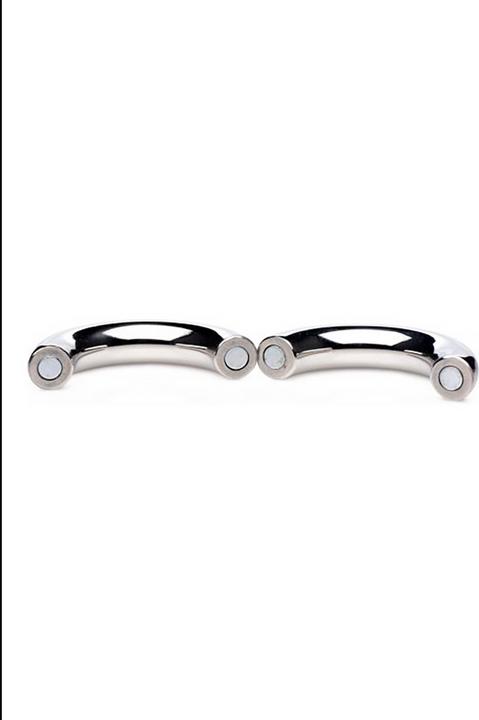 Image du produit Master Series Mega Magnetize Stainless Steel Magnetic Cock Ring - 4,4 cm (7.60 cm)