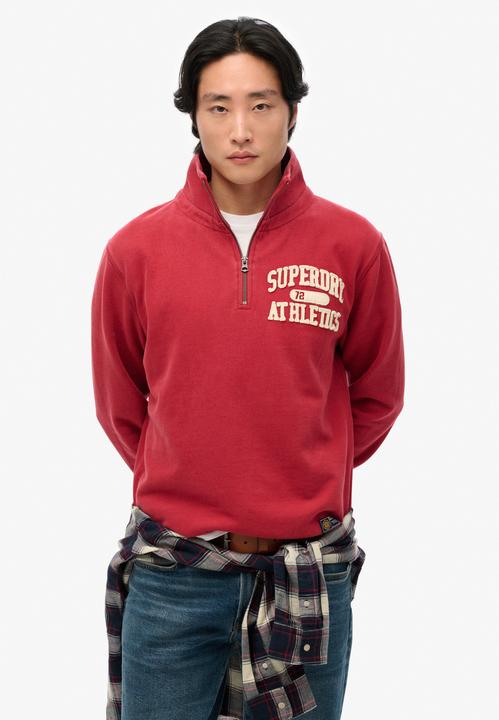 Produktbild Superdry Vintage Athletic Sweatshirt mit halblangem Reissverschluss (XL)