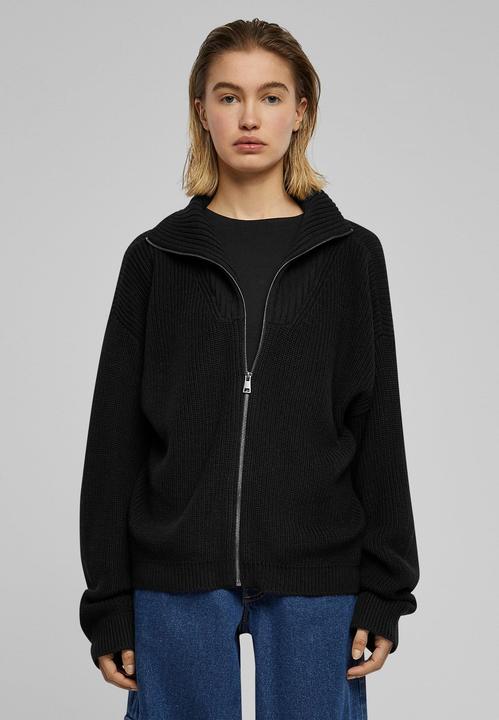 Actual product image Urban Classics Ladies Knitted Zip Cardigan - 126787 (5XL)