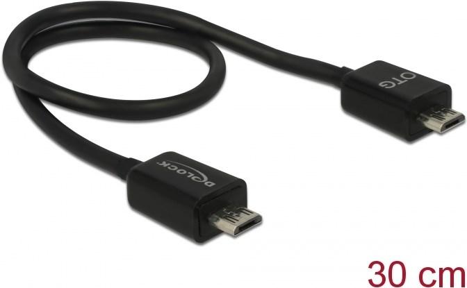 Actual product image Delock Micro USB-B - Micro USB-B OTG (0.30 m, USB 2.0, 2.50 W)