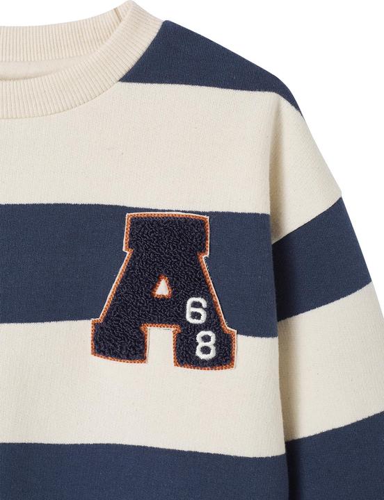 Produktbild Vertbaudet Jungen Sweatshirt mit Frottee-Patch Oeko-Tex (128)