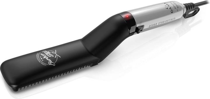 GAMA Barber Style b??rdas taisnot??js, melna/sudraba