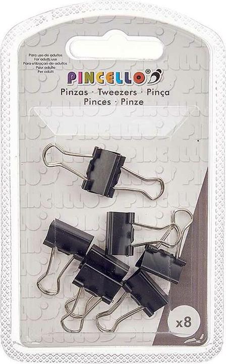 Produktbild Pincello Klammern Clip klein Schwarz Metall (24 Stück) (24 x)