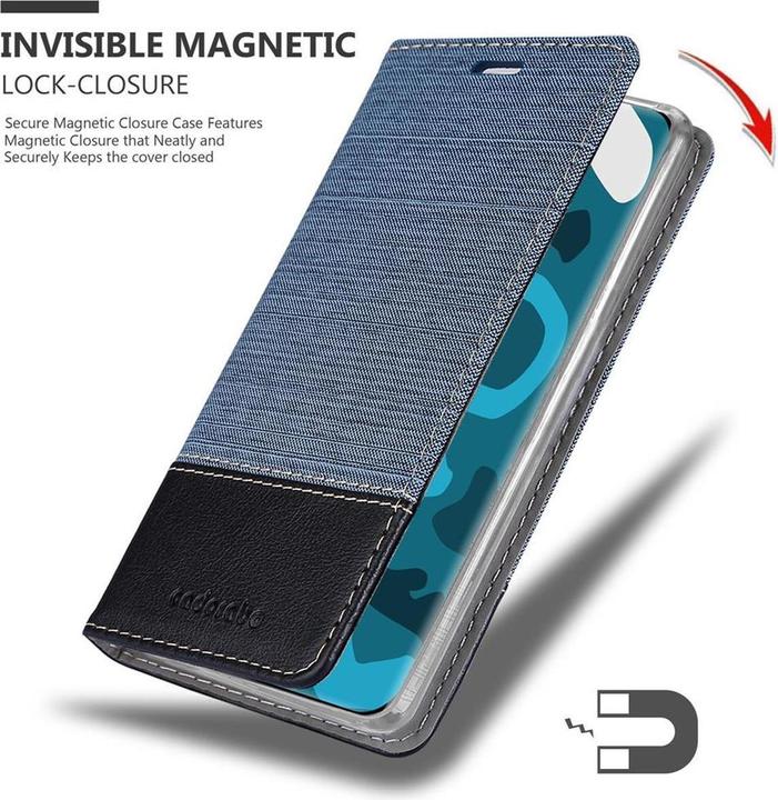 Produktbild Cadorabo Book Jeans Optik Cover (Huawei P40 Pro+)
