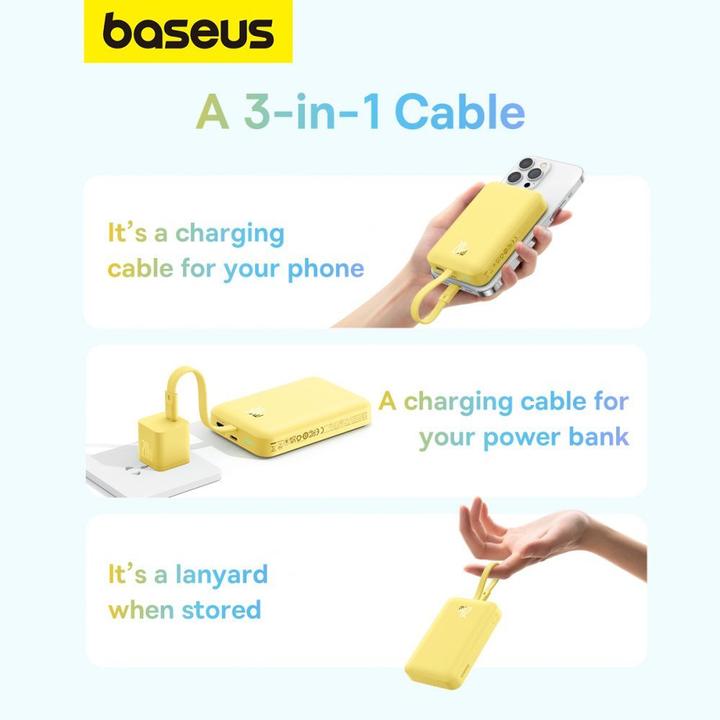 Produktbild Baseus Magnetic Mini Charger (10000 mAh, 20 W, 38.50 Wh)