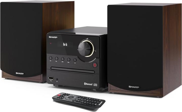 Image du produit Sharp XL-B512(BR) Système stéréo domestique Microsystème audio domestique (Bluetooth, Lecteur de CD, 2x 22 W)
