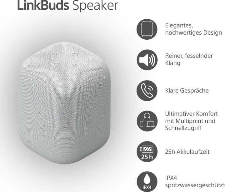 Image du produit Sony SRS-LS1 (25 h, Fonctionnement sur batterie)
