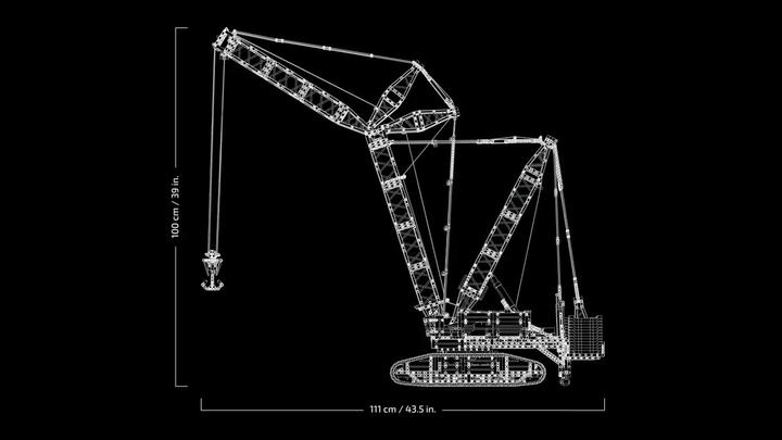 Productafbeelding LEGO 42146 Liebherr LR 13000 rupskraan (42146, LEGO Technic)