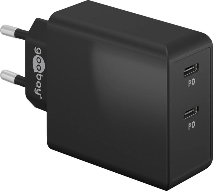 Produktbild Goobay Dual USB-C Schnellladegerät (36 W)