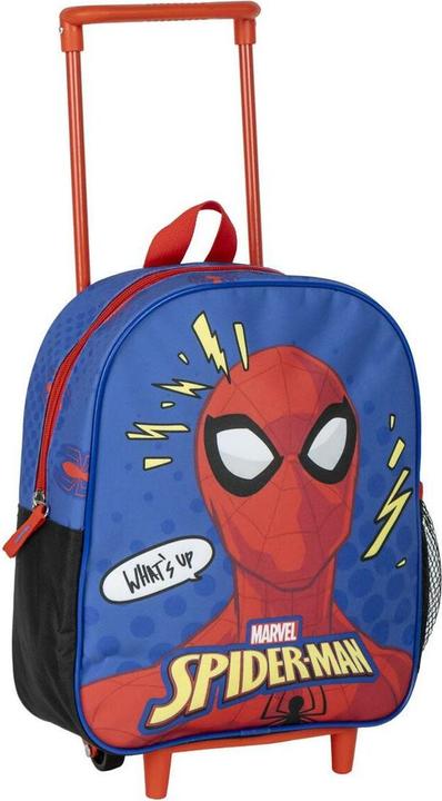 Spiderman Schulrucksack mit Rädern Spider-Man Blau 10 x 30 x 25 cm