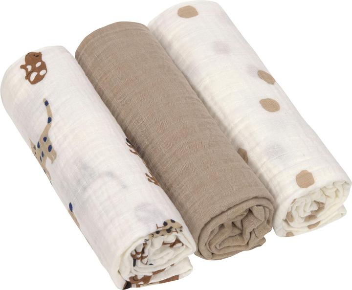 Lässig Linge de couche 3 pièces L'Mateys bleu royal (85 cm, 85 cm)