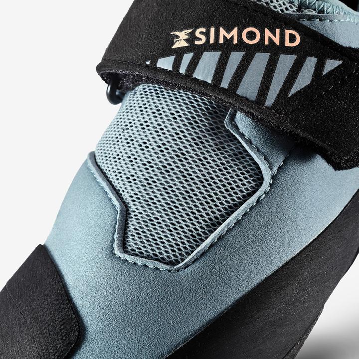 Image du produit Simond Chaussons d'escalade techniques et souples femme, Vertika Soft gris (37.5)