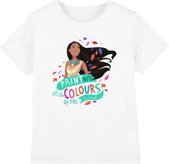 Actual product image Disney Childrens/Kids Colours Of The Wind T-Shirt (116)