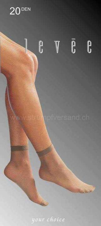 Actual product image Levee Basic Line (pack of 10) socks, colour 238 skin, size one size (pack of 20, One size)
