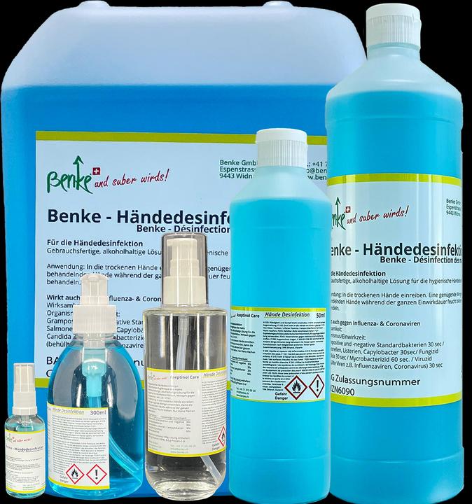 Produktbild Benke Händedesinfektionsmittel - Swiss Made - 50ml (50 ml)