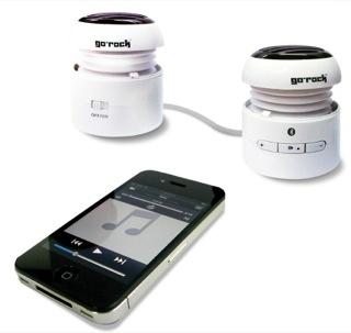 Actual product image Go Rock Technology Portable BT Stereo Speaker (6 h, Rechargeable battery operated)