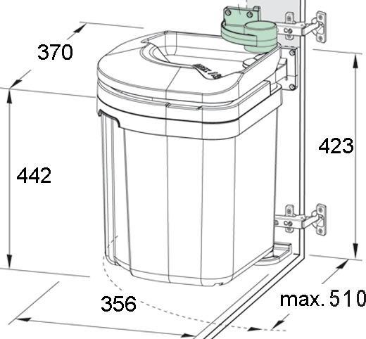 Image du produit Müllex Euro Flexx Bio (35 l)