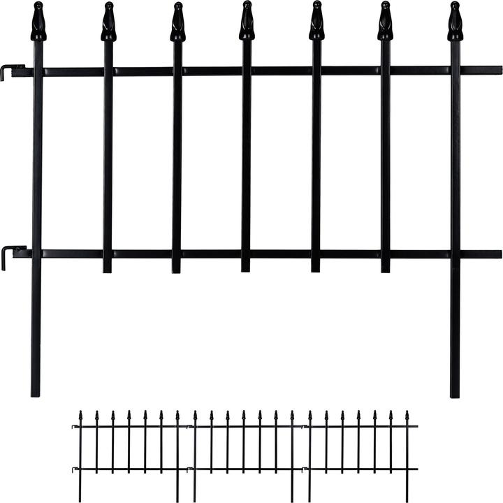 Image du produit Relaxdays 4x clôture de parterre (57.50 cm)