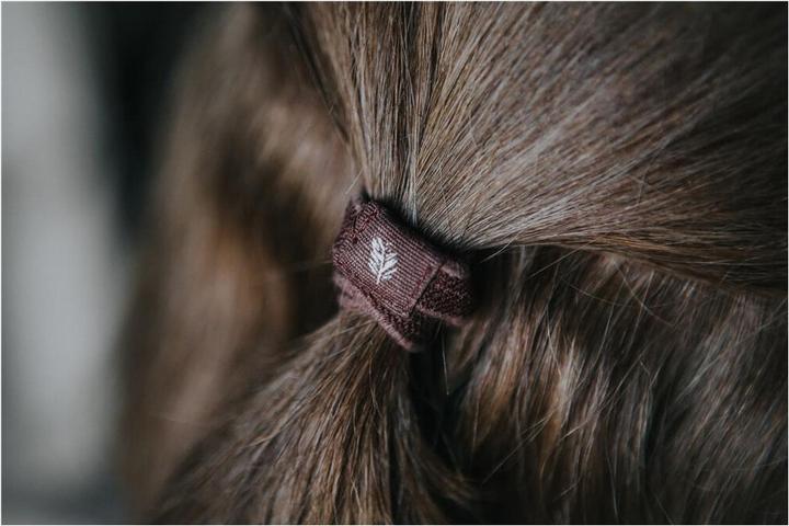 Actual product image Wild & Stone Hair elastics, plastic-free, 3-coloured, pack of 6 (Hair tie)
