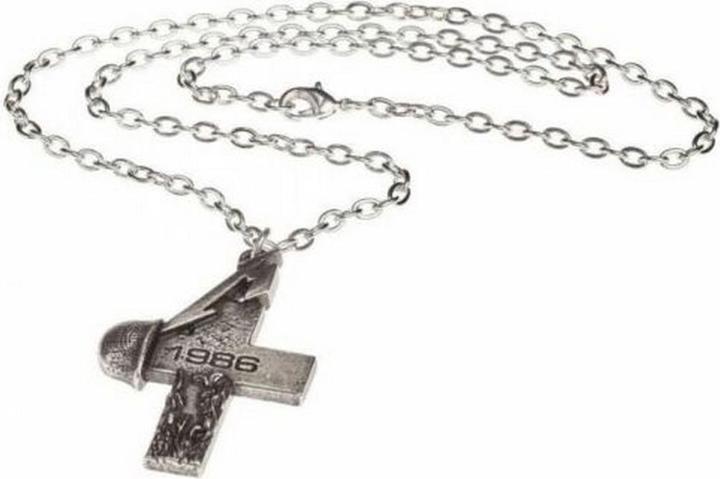 Actual product image Metallica Master Of Puppets Cross Pendant (100% metal)