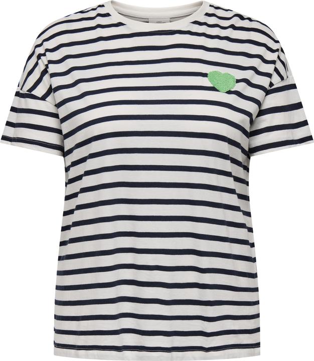 Image du produit Only Coupe normale Col rond Curve Top T-shirt (L)
