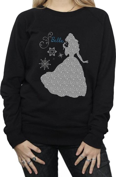 Actual product image Disney Princess Womens/Ladies Belle Christmas Silhouette Sweatshirt (XL)