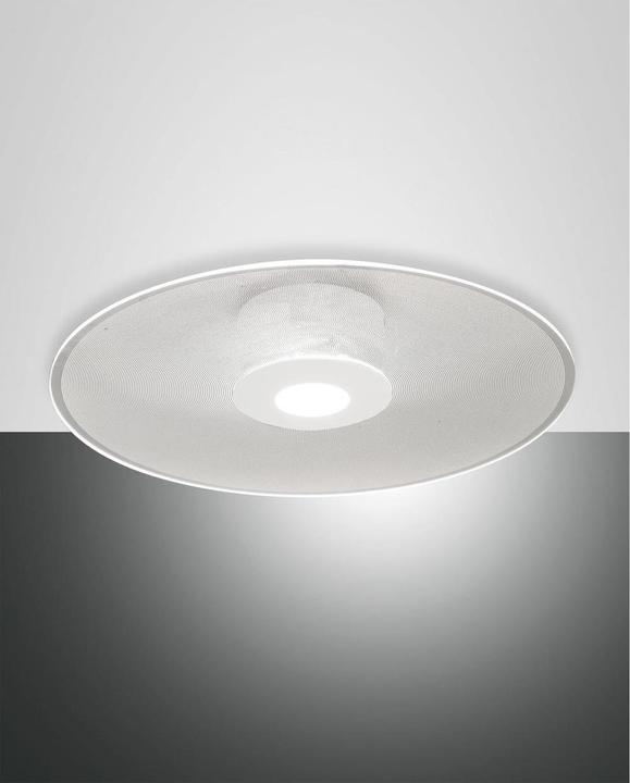 Image du produit Fabas Luce Plafonnier LED anb 18W Anemone 3000K 1275lm ws mt DALI IP20 Ø450mm Kst opal (1500 lm)
