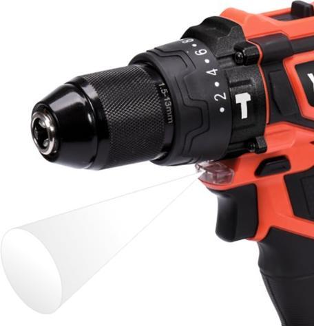 Actual product image Yato 18V 42Nm 1x2.0Ah Lithium Ion Brushless Return, YT-82796 (Rechargeable battery operated)